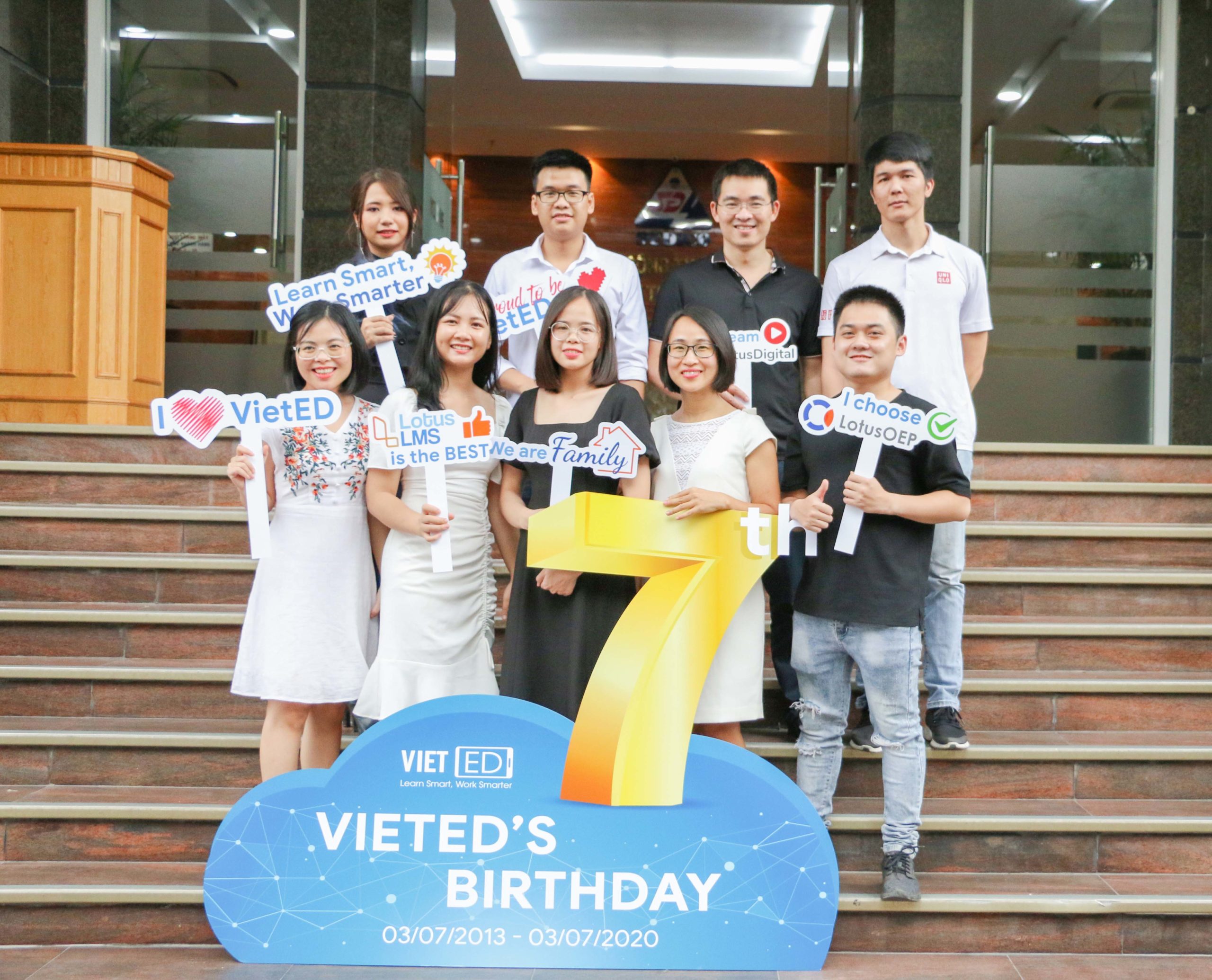 Team Ban tổ chức sinh nhật VietED